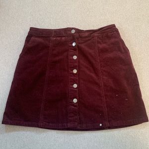 Purple Maurice’s skirt
